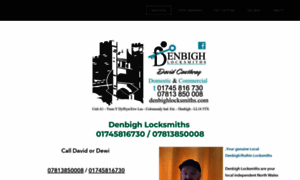 Denbighlocksmiths.com thumbnail