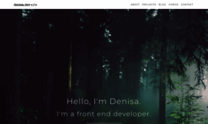 Denisa.dev thumbnail