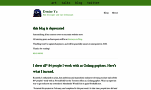 Deniseyu.github.io thumbnail