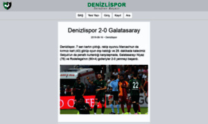 Denizlispor.com thumbnail