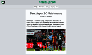 Denizlispor.org thumbnail