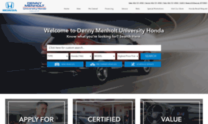 Dennymenholtuniversityhonda.com thumbnail