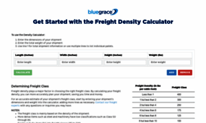 Densitycalc.mybluegrace.com thumbnail