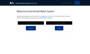 Dental.matchprogram.org thumbnail