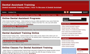 Dentalassistanttraining.info thumbnail