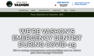 Dentalcareofvashon.com thumbnail