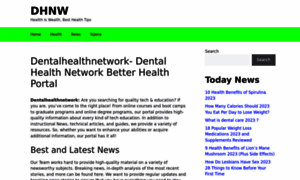 Dentalhealthnetwork.org thumbnail