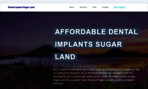 Dentalimplantssugarland.com thumbnail