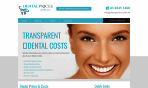 Dentalprices.com.au thumbnail