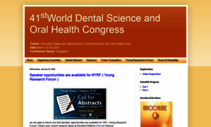 Dentalsciencecongress.blogspot.com thumbnail