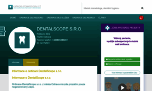 Dentalscope-s-r-o.katalog-stomatologu.cz thumbnail