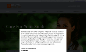 Dentalspecialityclinic.com thumbnail