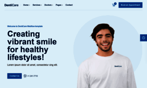 Denticare-template.webflow.io thumbnail