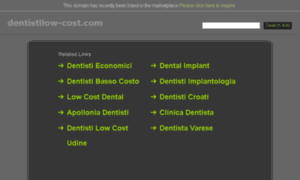 Dentistilow-cost.com thumbnail