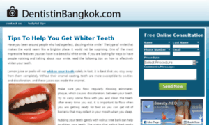 Dentistinbangkok.com thumbnail
