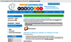 Dentistlistings.org thumbnail