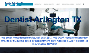 Dentistryarlingtontx.com thumbnail