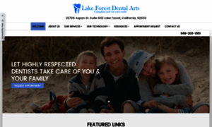 Dentistrylakeforest.com thumbnail