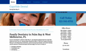 Dentistrypalmbayfl.com thumbnail