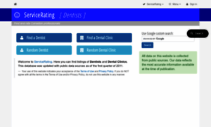 Dentists.servicerating.ca thumbnail