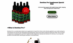 Dentitoxprowebsite.com thumbnail