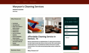 Dentontxcleaningservice.com thumbnail