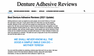 Dentureadhesivereviews.com thumbnail