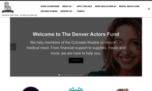 Denveractorsfund.org thumbnail
