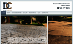 Denvercustomconcrete.com thumbnail