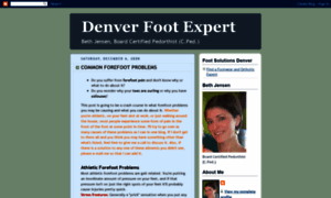 Denverfootexpert.blogspot.com thumbnail