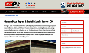 Denvergarageservicepros.com thumbnail