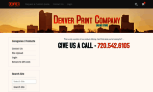 Denverprintshop.com thumbnail