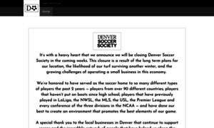 Denversoccersociety.com thumbnail