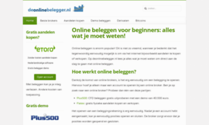 Deonlinebelegger.nl thumbnail