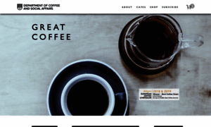 Departmentofcoffee.com thumbnail