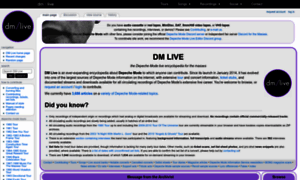 Depechemode-live.com thumbnail