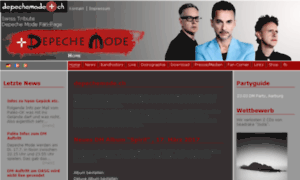 Depechemode.ch thumbnail