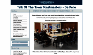 Deperetalkofthetown.toastmastersclubs.org thumbnail