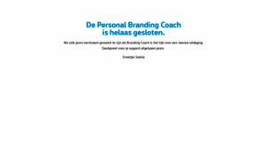 Depersonalbrandingcoach.nl thumbnail