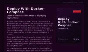 Deploywithdockercompose.com thumbnail