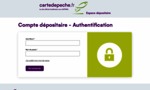 Depositaire.cartedepeche.fr thumbnail