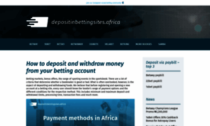 Depositinbettingsites.africa thumbnail