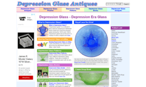 Depression-glass-antiques.com thumbnail