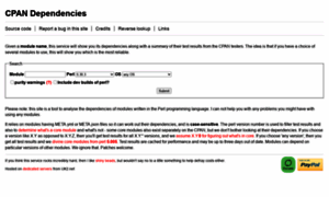 Deps.cpantesters.org thumbnail