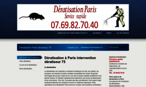 Deratisation-paris-75.com thumbnail