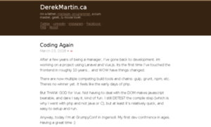 Derekmartin.ca thumbnail