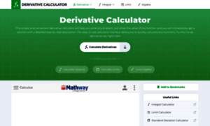 Derivativecalc.com thumbnail