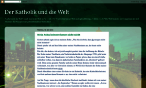 Derkatholikunddiewelt.blogspot.de thumbnail