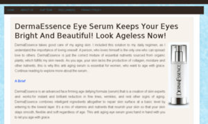 Dermaessenceserumblog.com thumbnail