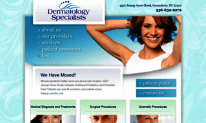Dermatologyspecialistsnc.com thumbnail